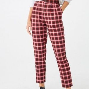 Forever 21 plaid trousers